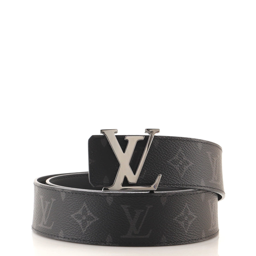 LV Initiales Reversible Belt Monogram Eclipse Canvas Wide 90