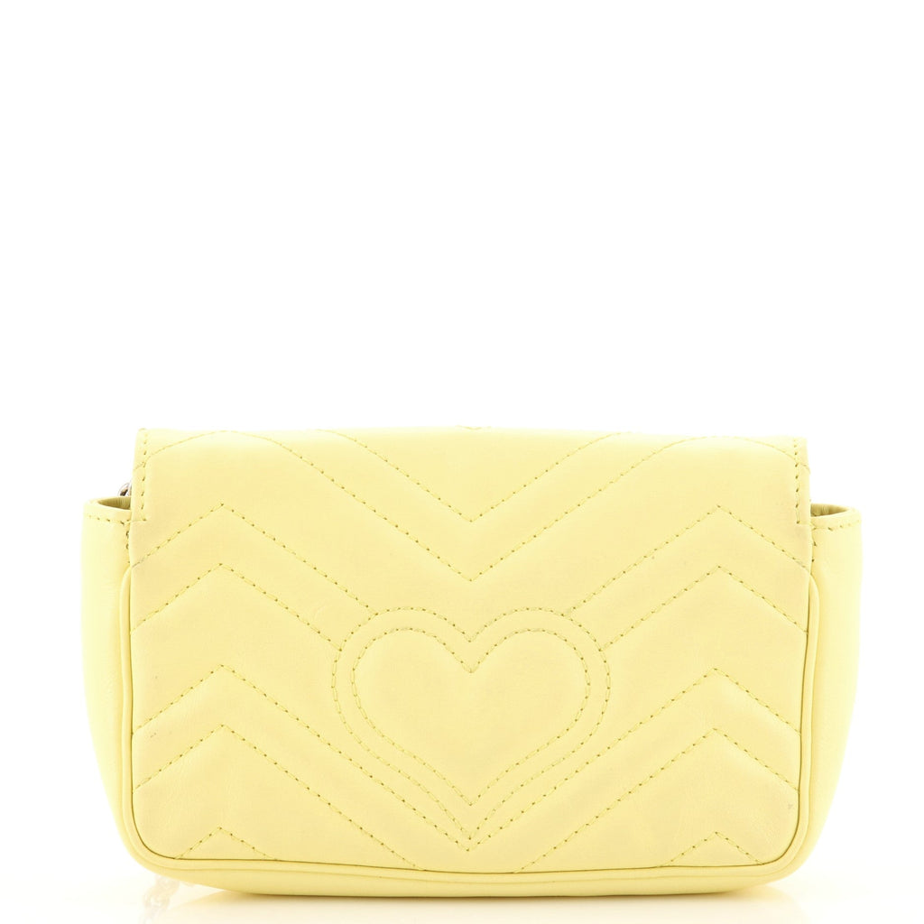GG Marmont Flap Bag Matelasse Leather Super Mini