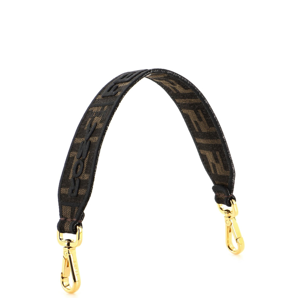 Logo Mini Strap You Short Shoulder Strap Zucca Canvas