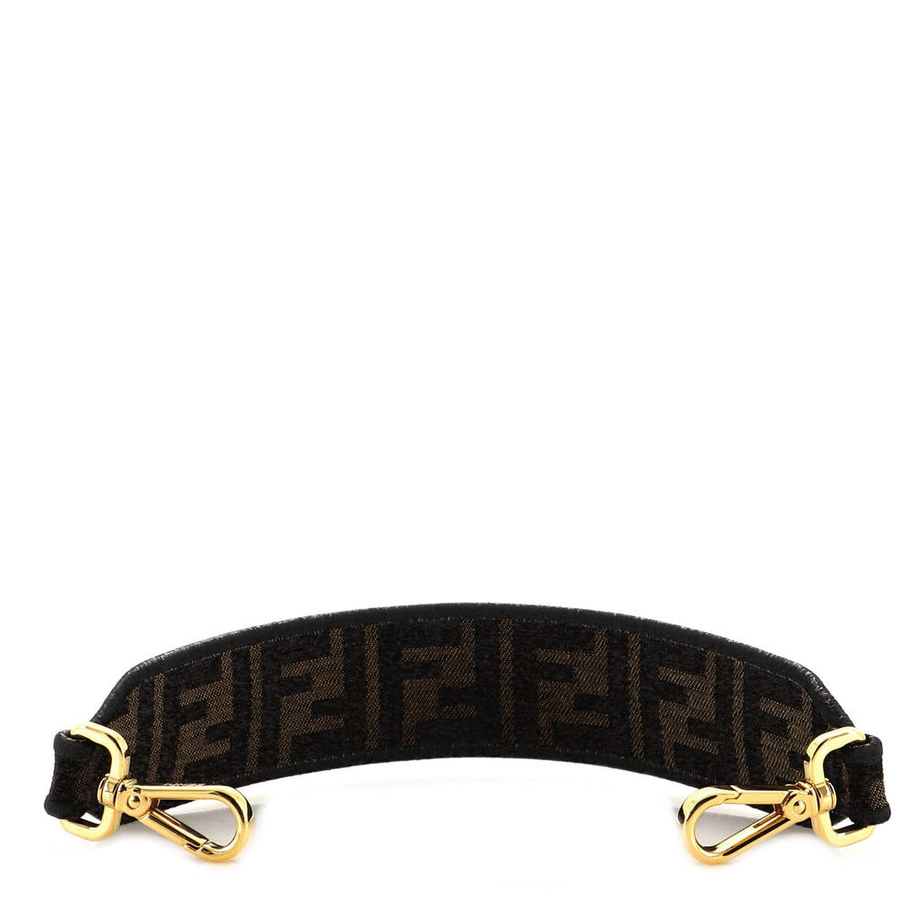 Logo Mini Strap You Short Shoulder Strap Zucca Canvas