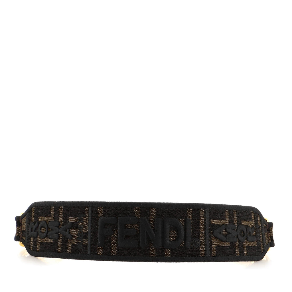 Logo Mini Strap You Short Shoulder Strap Zucca Canvas