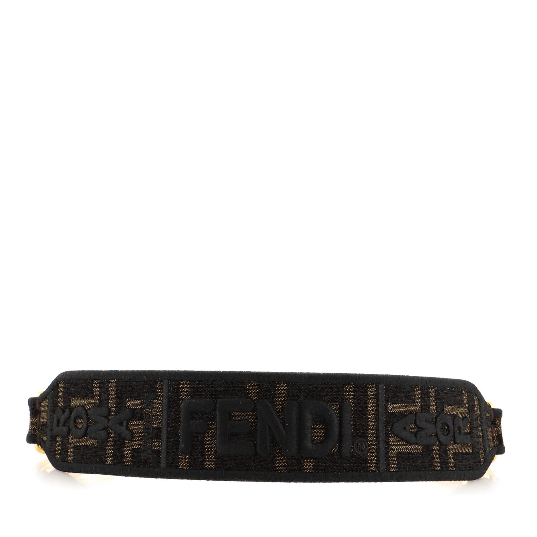 Logo Mini Strap You Short Shoulder Strap Zucca Canvas
