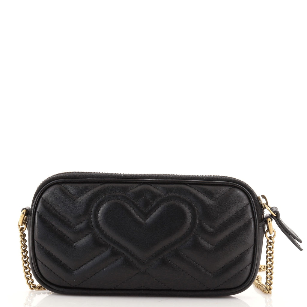 GG Marmont Chain Crossbody Bag Matelasse Leather Mini