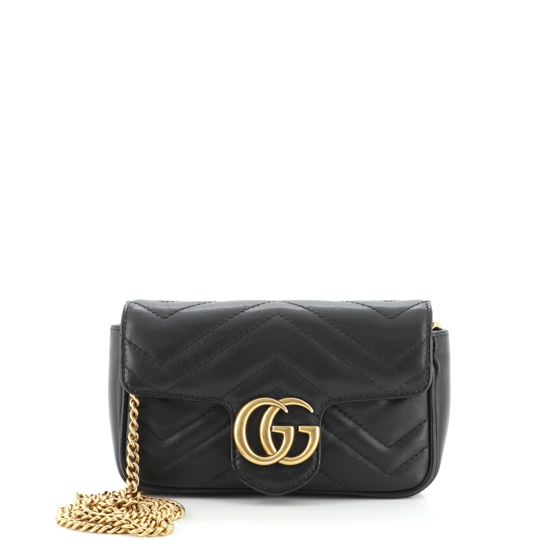 GG Marmont Flap Bag Matelasse Leather Super Mini
