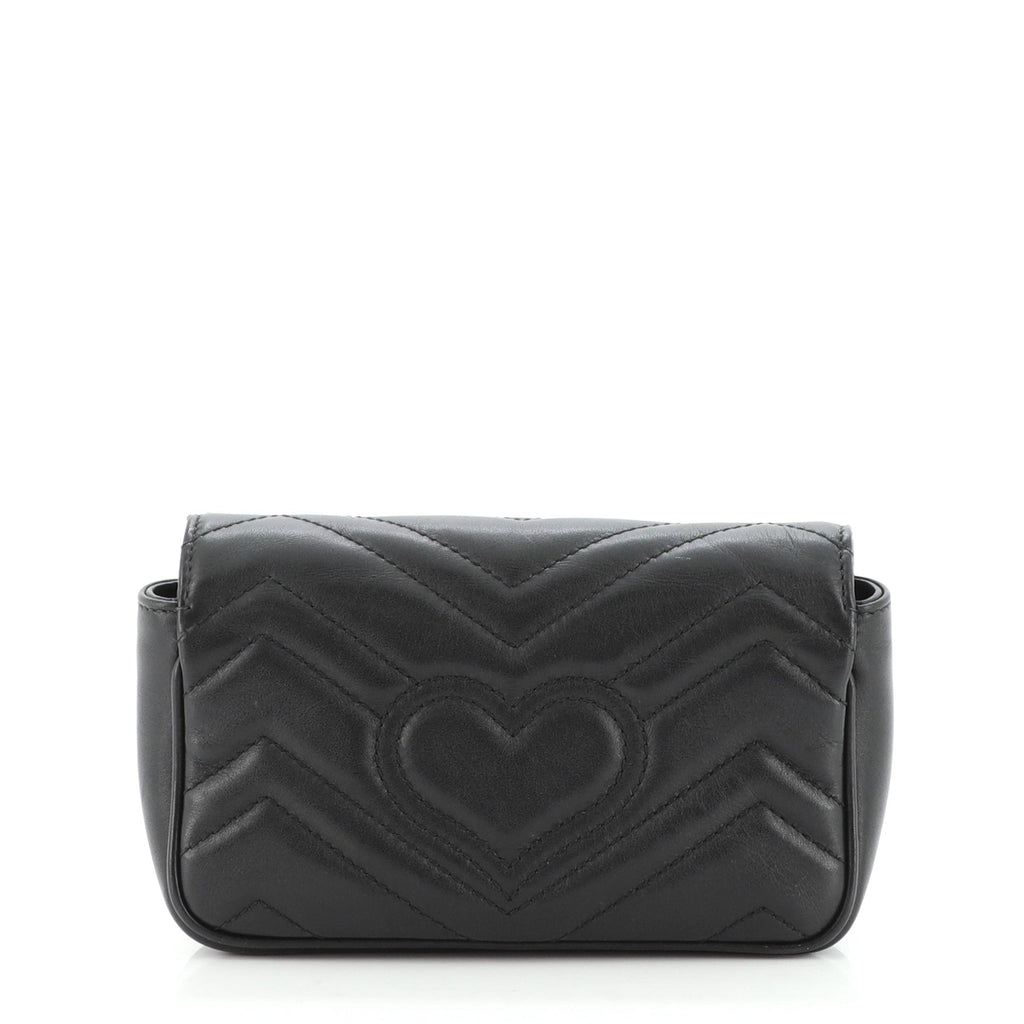 GG Marmont Flap Bag Matelasse Leather Super Mini