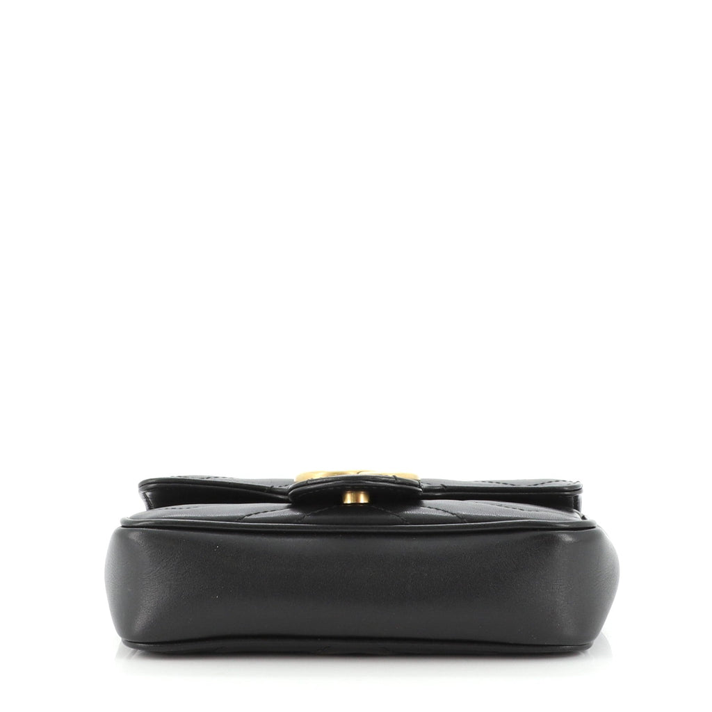 GG Marmont Flap Bag Matelasse Leather Super Mini
