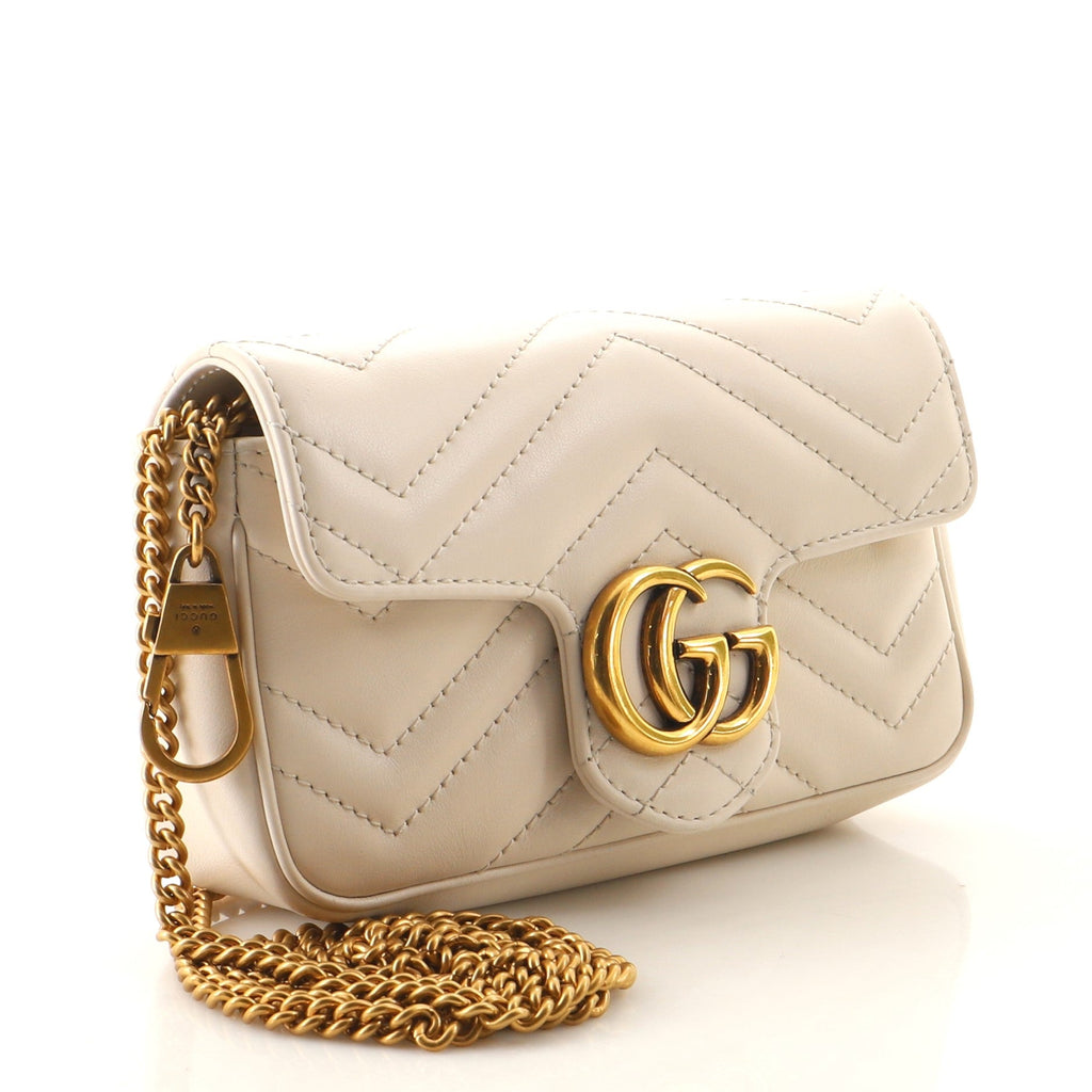 GG Marmont Flap Bag Matelasse Leather Super Mini