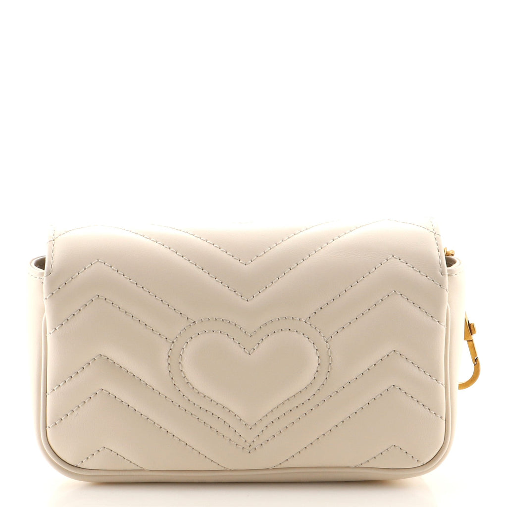 GG Marmont Flap Bag Matelasse Leather Super Mini