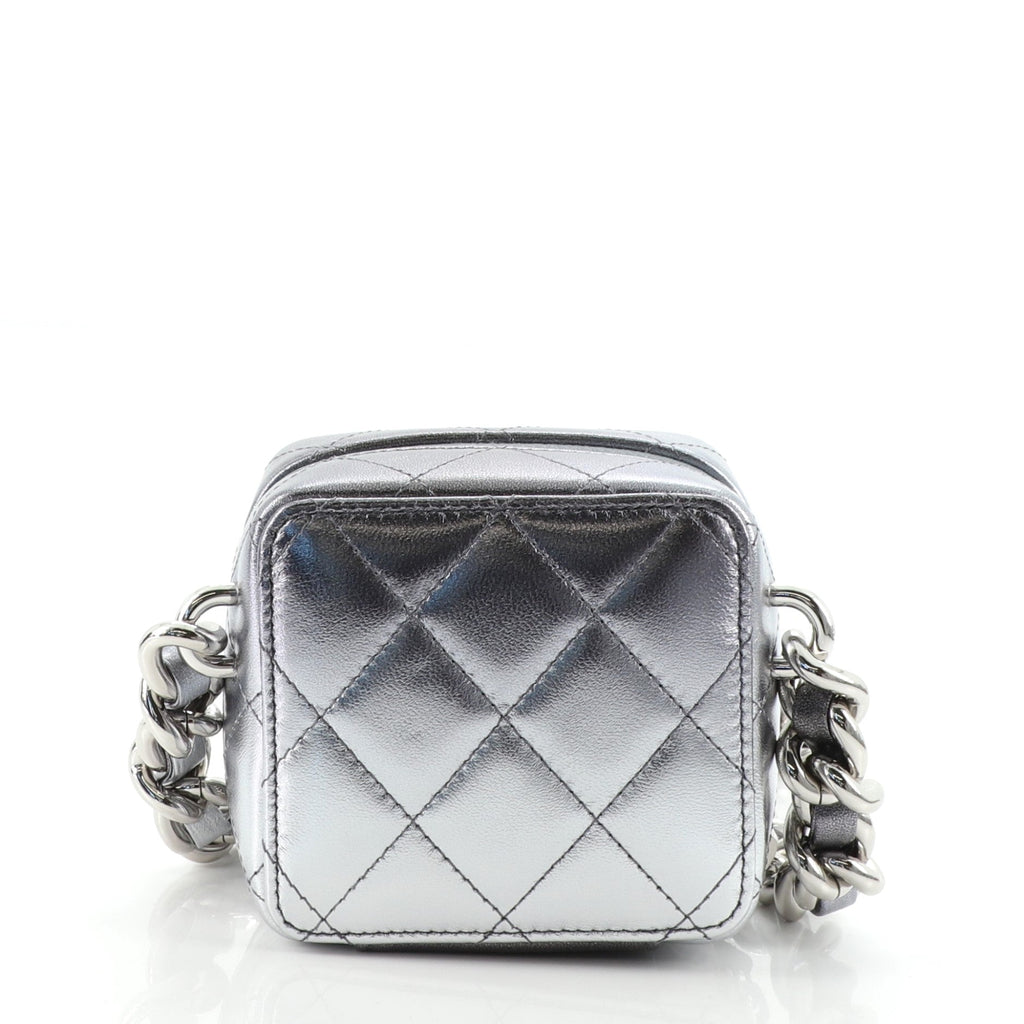 Like A Wallet Clutch With Chain Quilted Gradient Metallic Lambskin Small