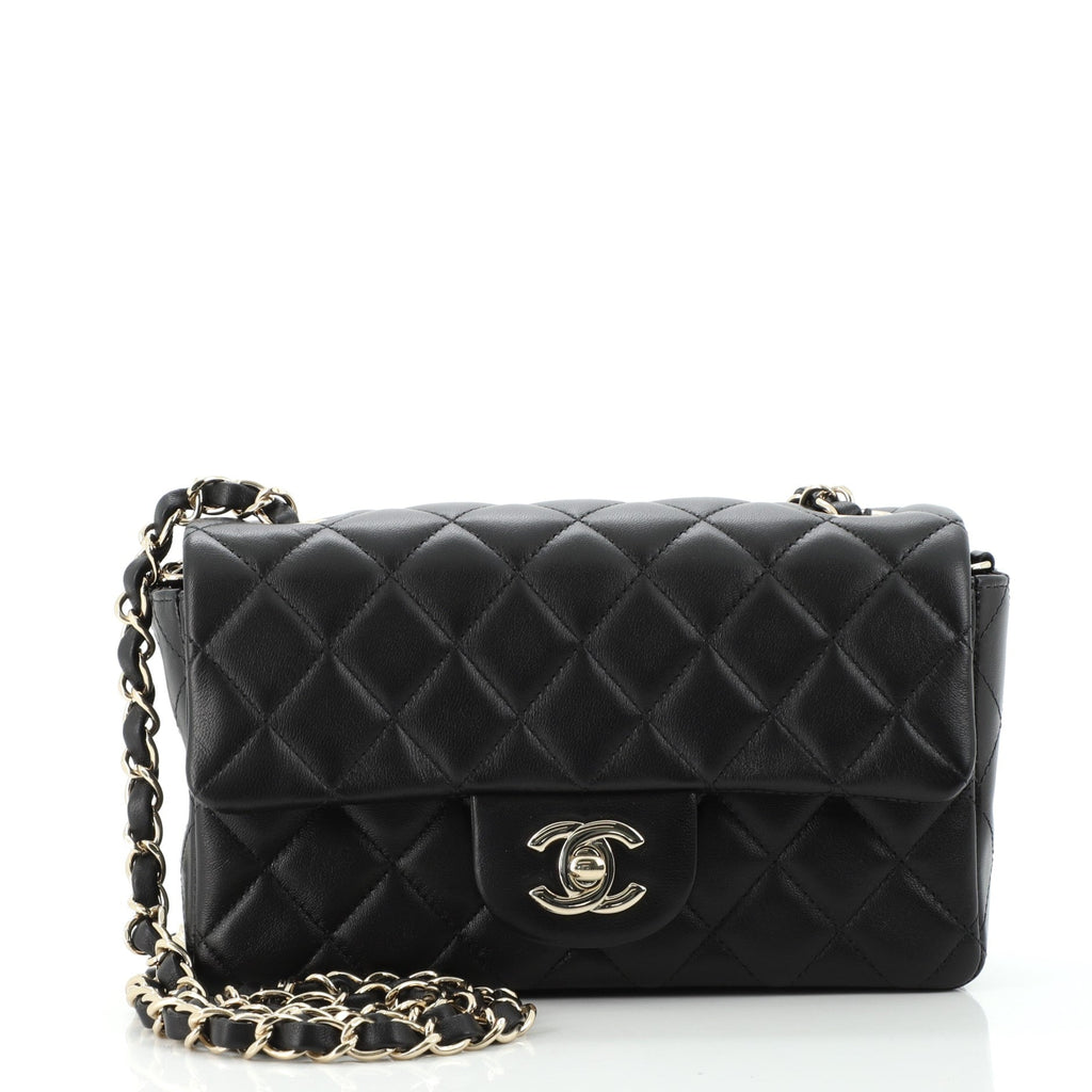 Classic Single Flap Bag Quilted Lambskin Mini