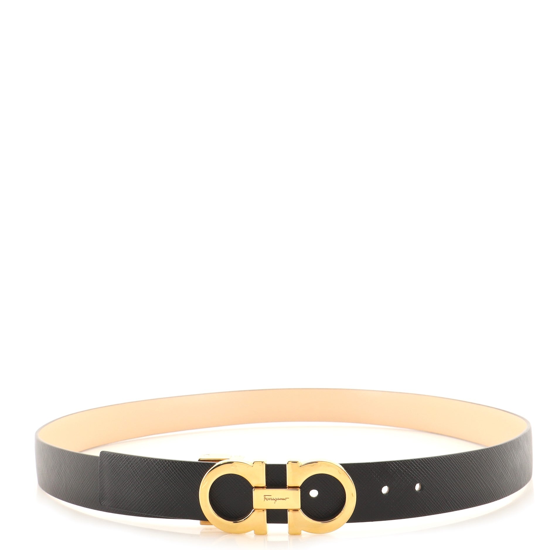 Gancini Reversible Belt Leather Medium 85