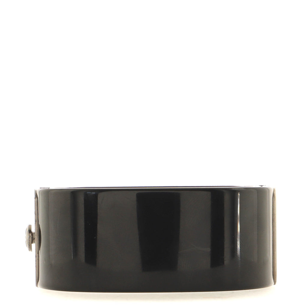 CC Cuff Bracelet Resin with Metal and Crystals