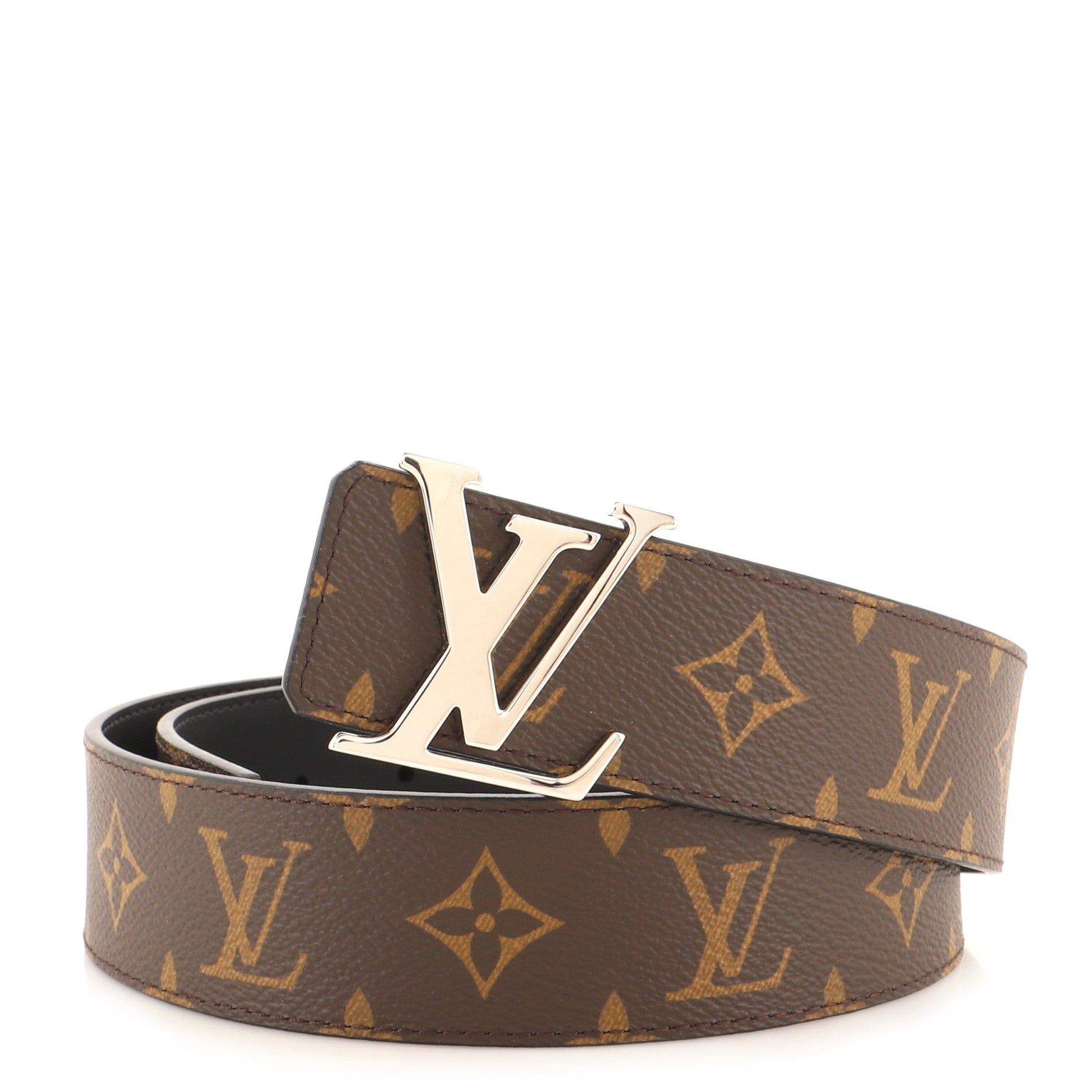 LV Initiales Belt Monogram Canvas Wide 80