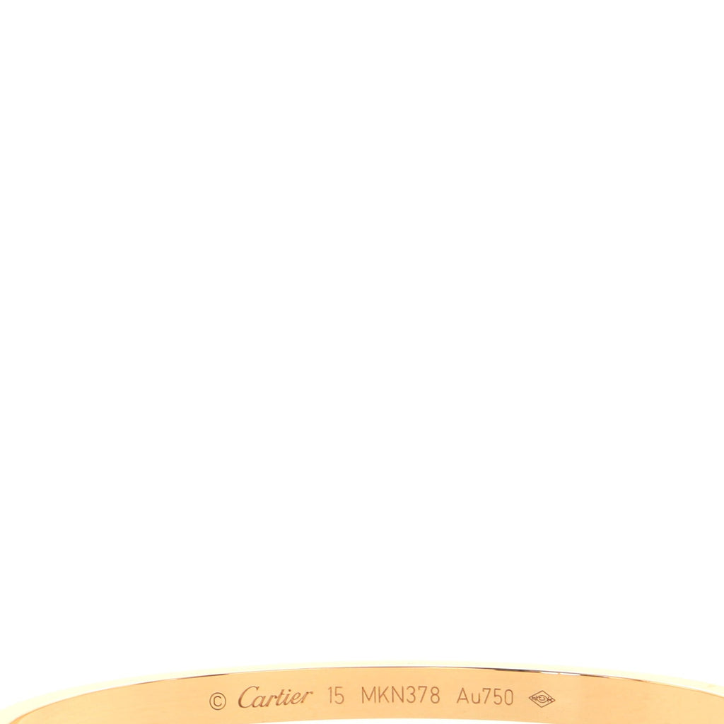 Love 6 Diamond Bracelet 18K Rose Gold and Diamonds Small
