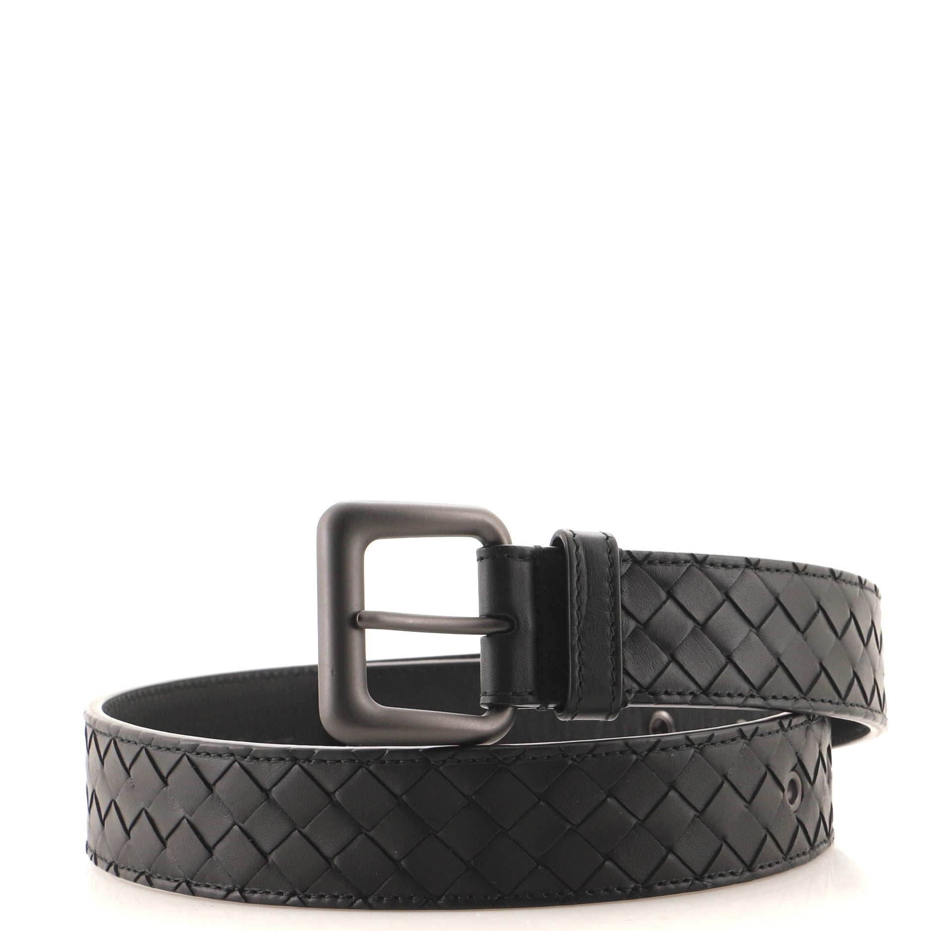 Buckle Belt Intrecciato Nappa Wide 75