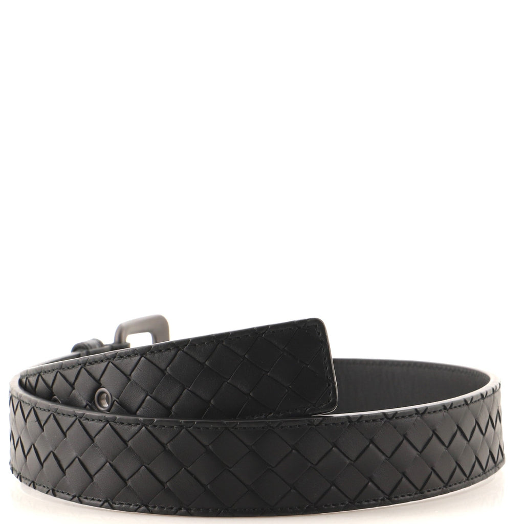 Buckle Belt Intrecciato Nappa Wide 75