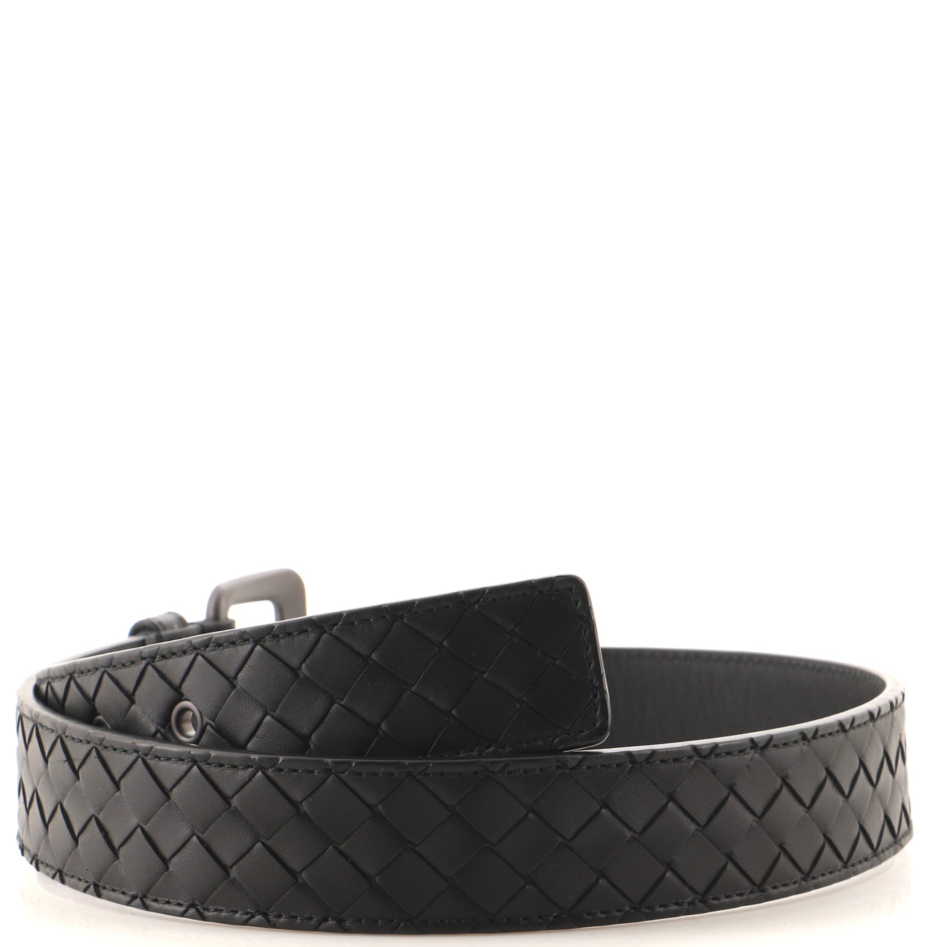 Buckle Belt Intrecciato Nappa Wide 75