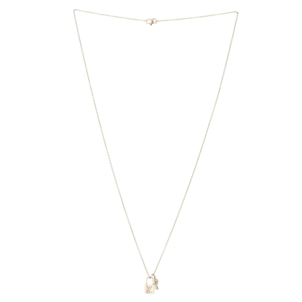 Lockit Pendant Necklace 18K White Gold