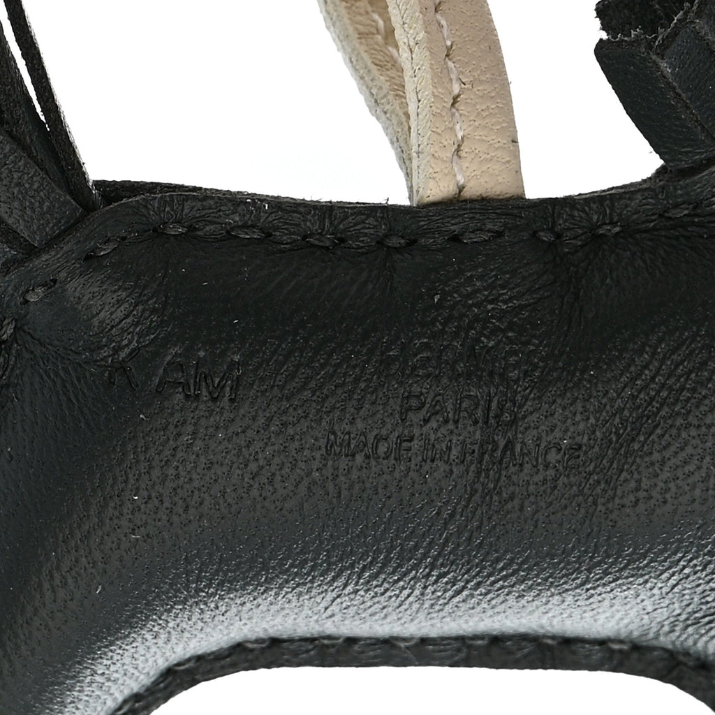 Milo Lambskin Grigri Rodeo Robeo Ceur Bag 24 Charm PM Vert Mangrove Black Craie
