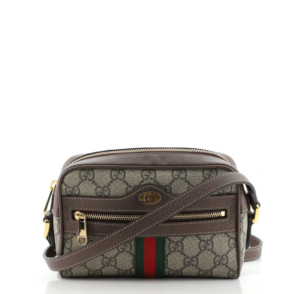 Ophidia Shoulder Bag GG Coated Canvas Mini