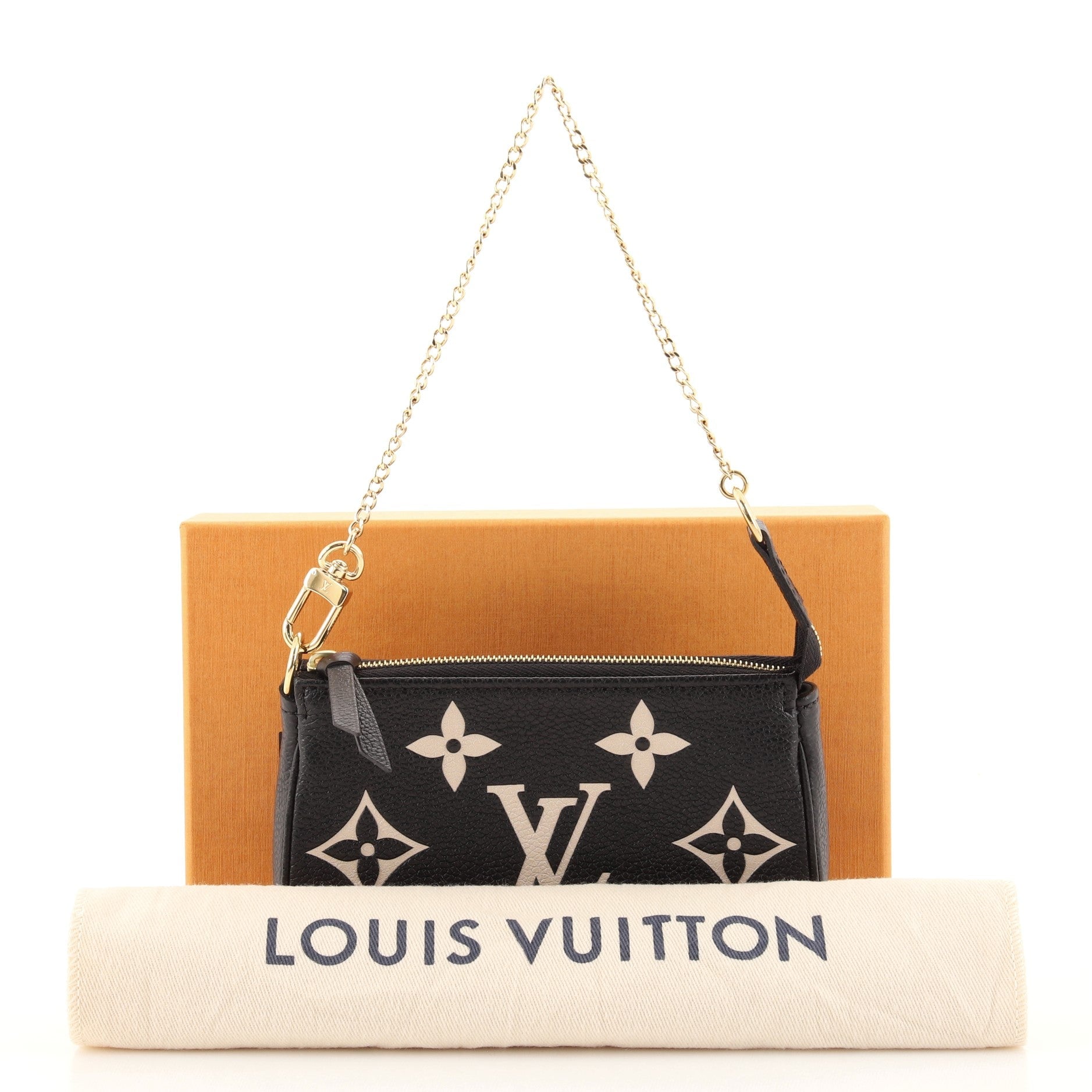 Pochette Accessoires Bicolor Monogram Empreinte Giant Mini