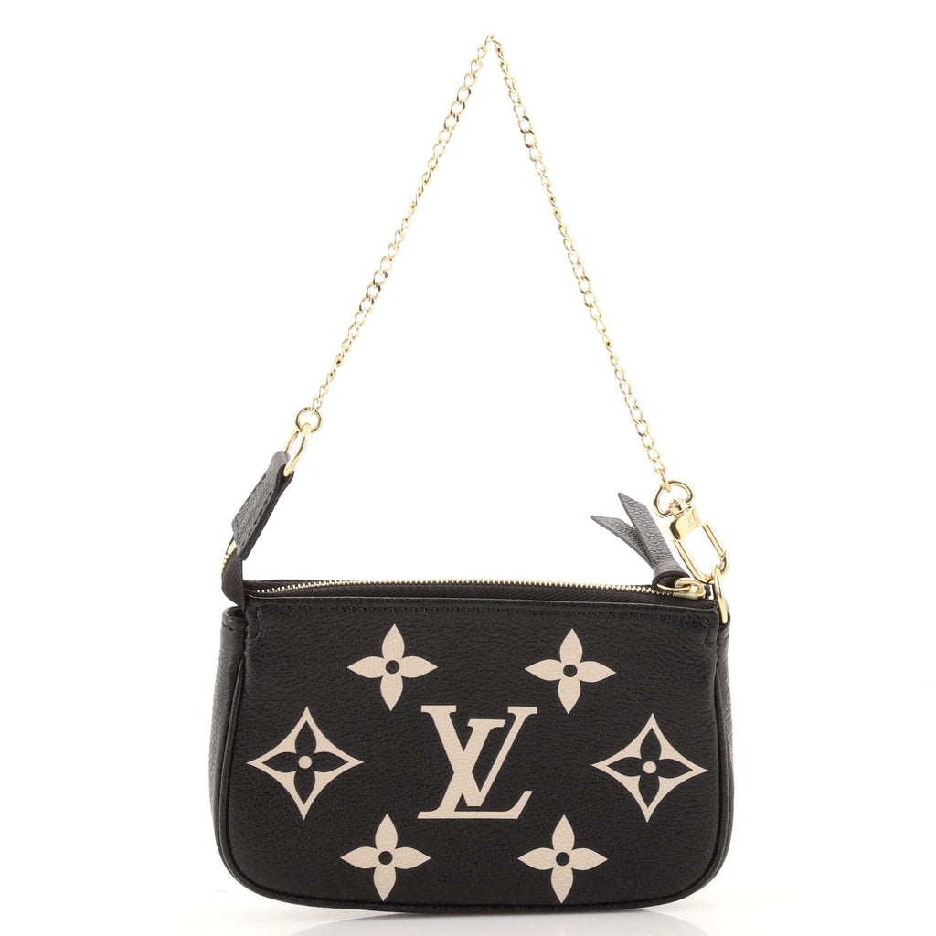 Pochette Accessoires Bicolor Monogram Empreinte Giant Mini