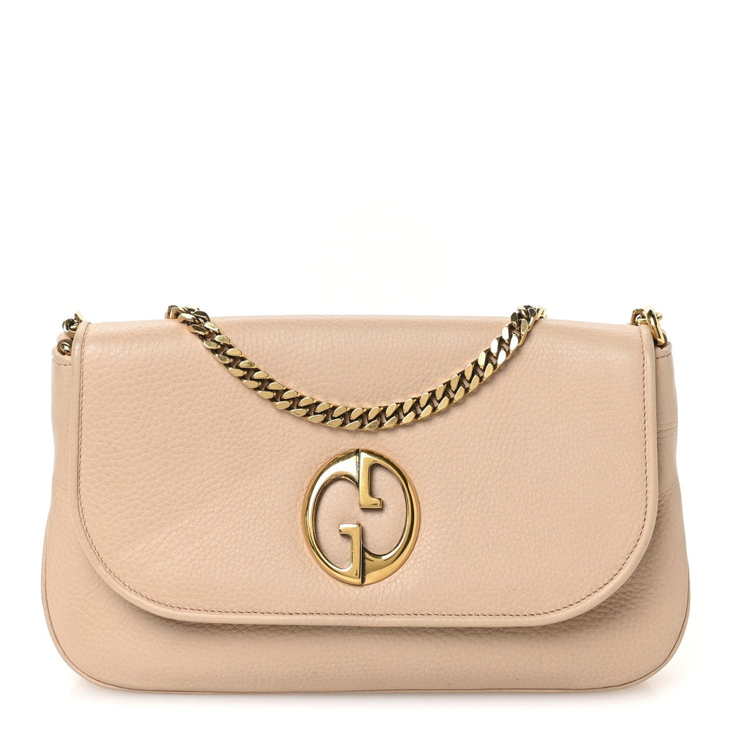 Calfskin Medium 1973 Chain Shoulder Bag Camelia