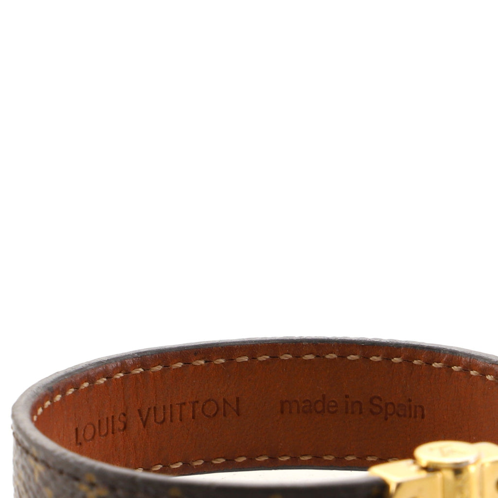 Nano Monogram Bracelet Monogram Canvas and Metal