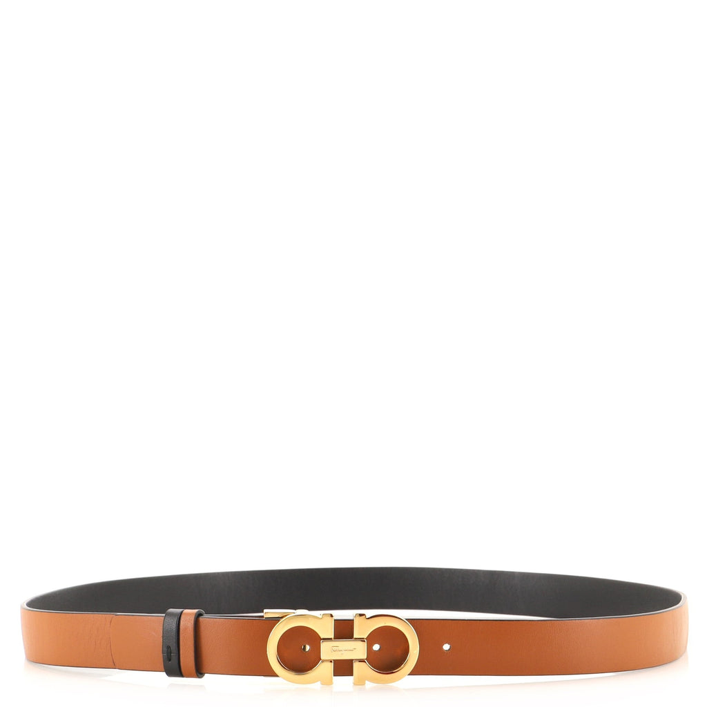 Gancini Reversible Belt Leather Thin 90