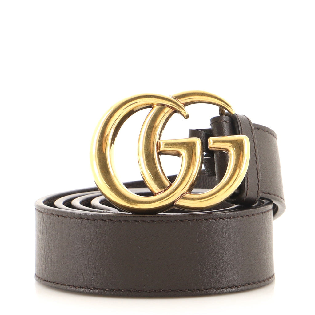 GG Marmont Belt Leather Medium 80