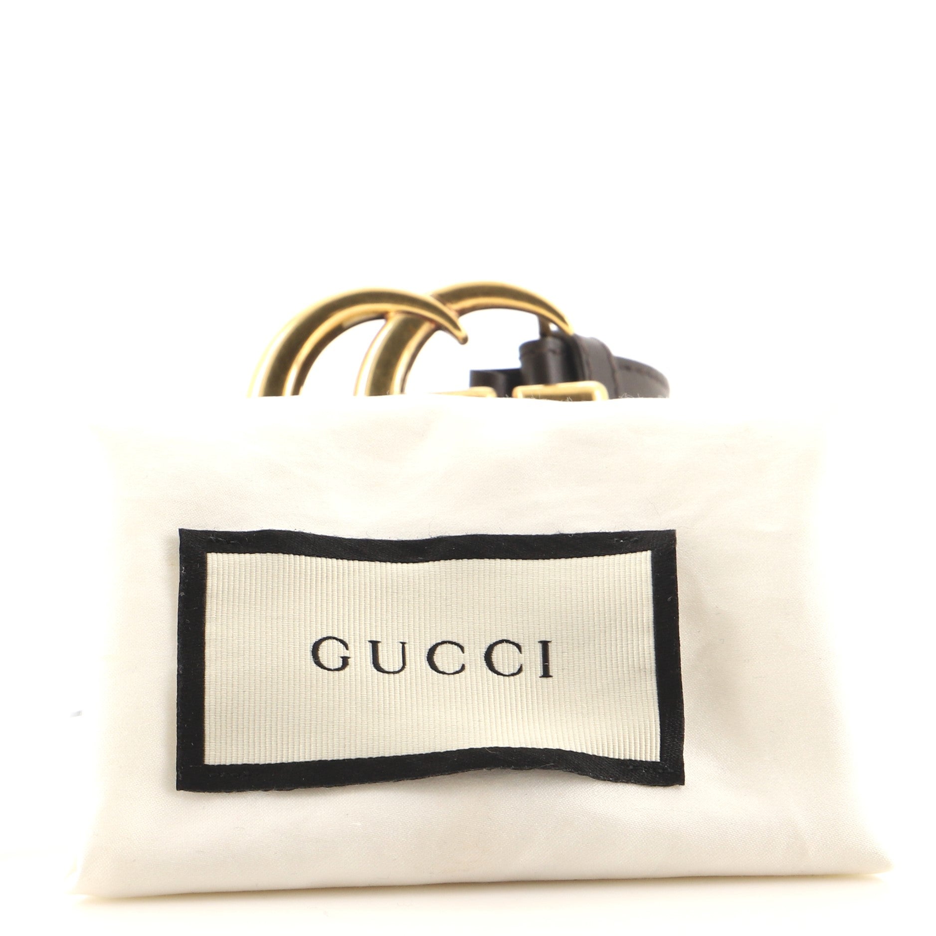 GG Marmont Belt Leather Medium 80