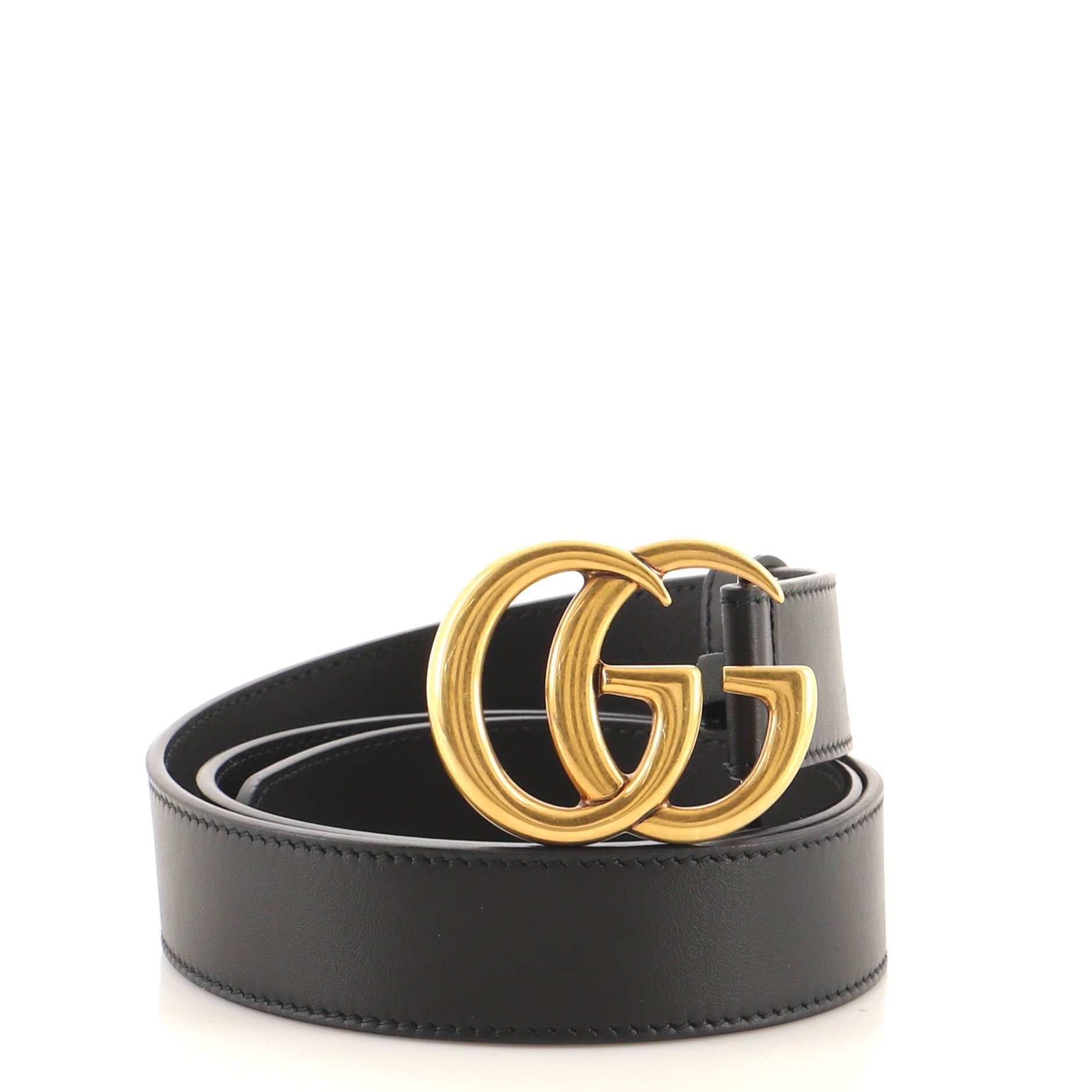 GG Marmont Belt Leather Medium 80