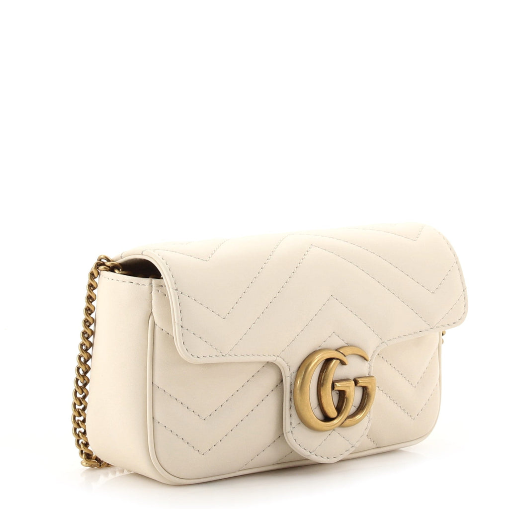 GG Marmont Flap Bag Matelasse Leather Super Mini