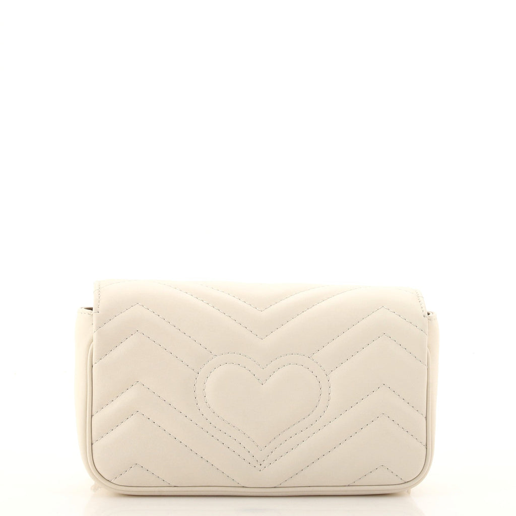 GG Marmont Flap Bag Matelasse Leather Super Mini