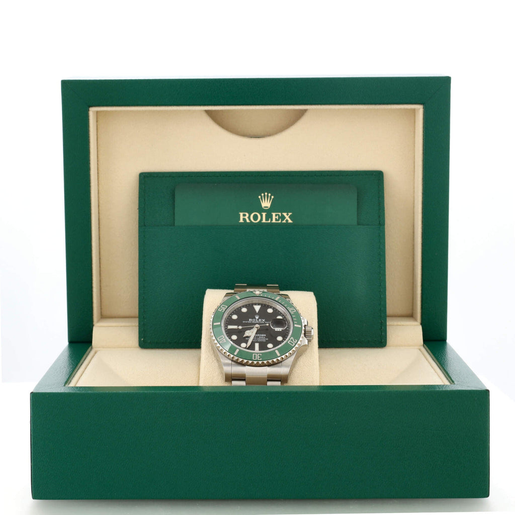 Oyster Perpetual Submariner Kermit Date Automatic Watch Stainless Steel and Cerachrom 41