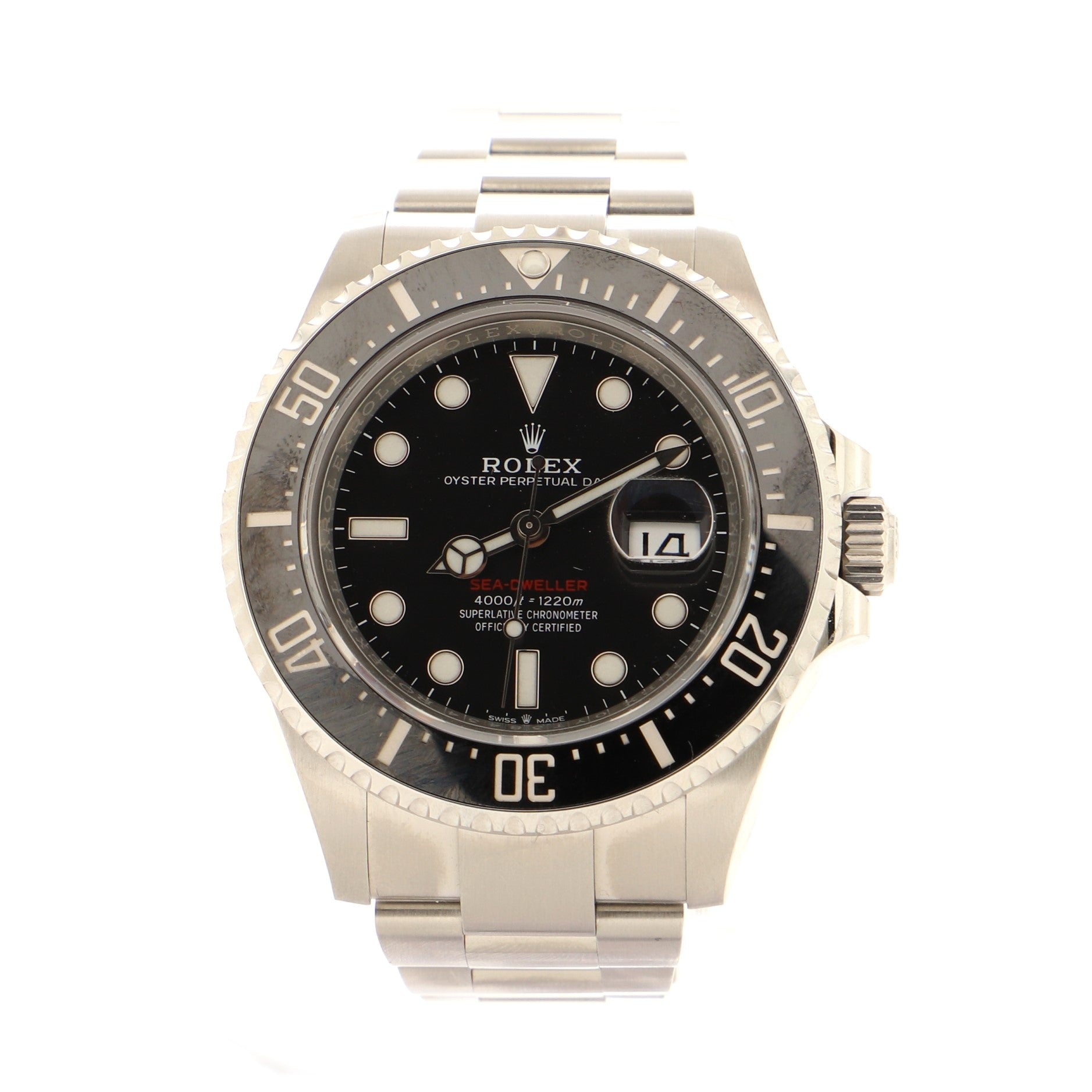 Oyster Perpetual Sea-Dweller Automatic Watch Stainless Steel and Cerachrom 43