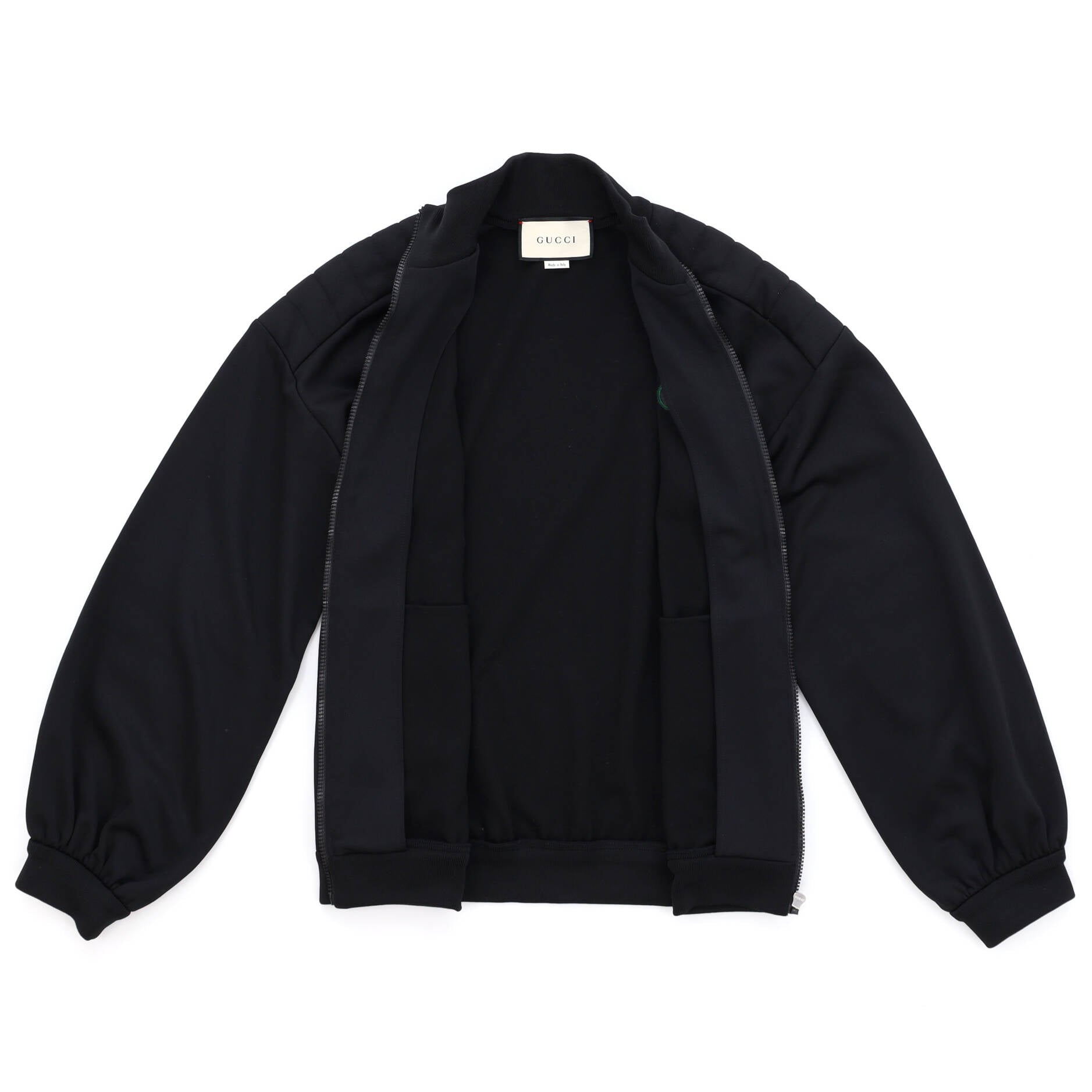 Men's GG Logo Long Sleeve Zip Up Jersey