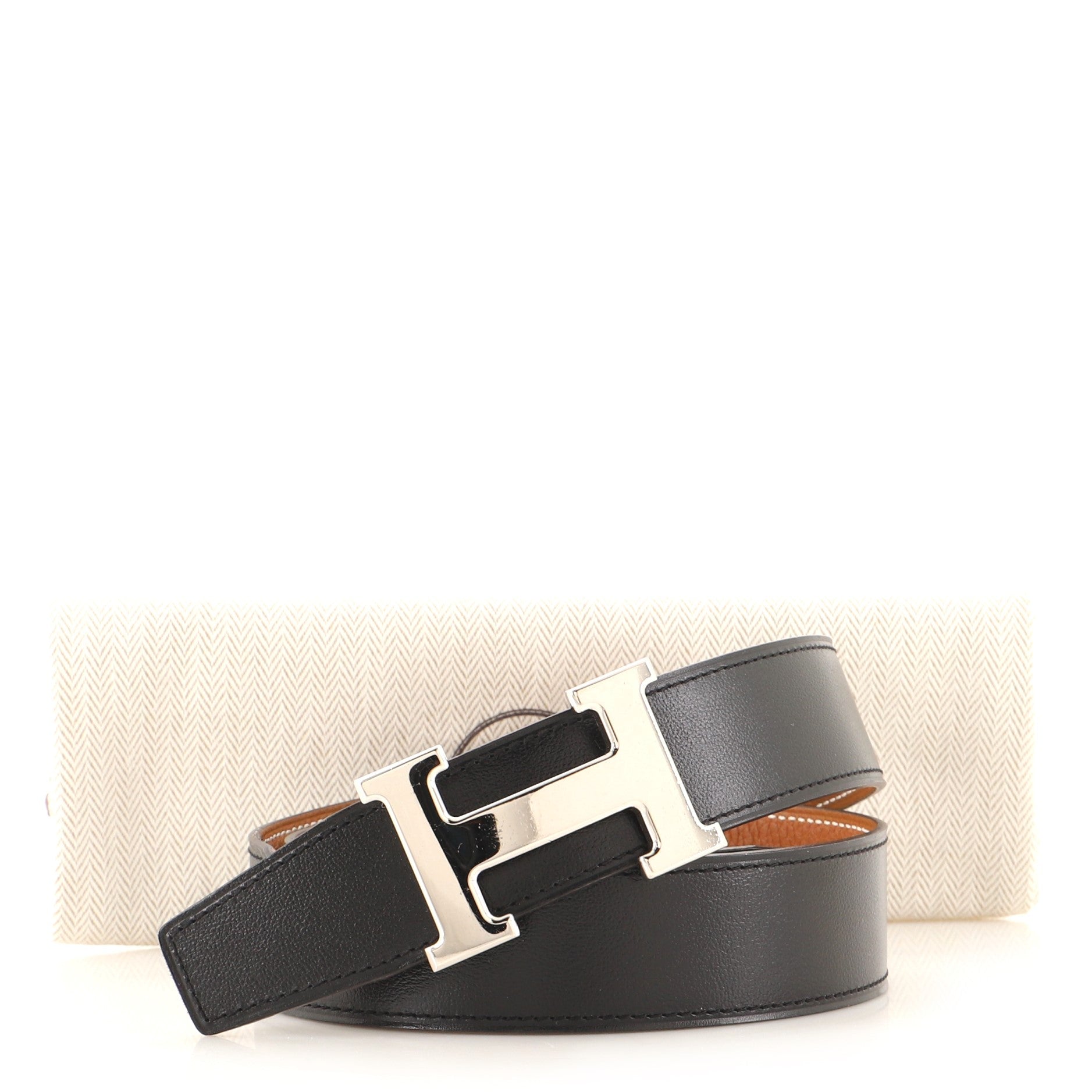 Constance Reversible Belt Leather Medium 75