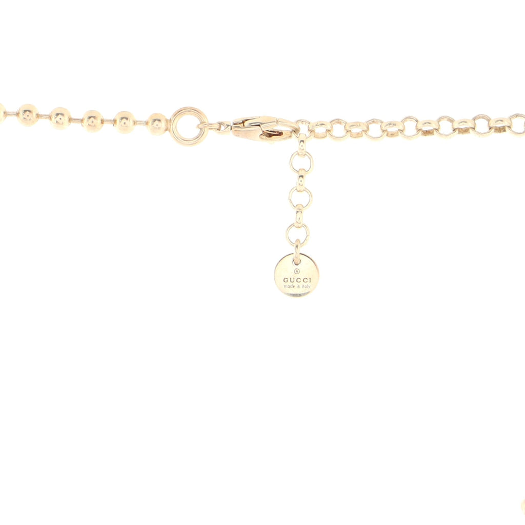 Interlocking G Pendant Necklace Sterling Silver