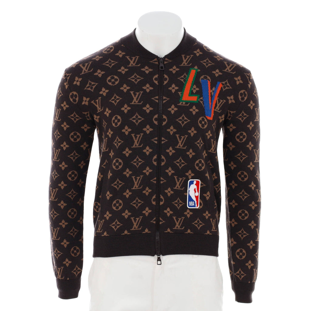 Men's LV x NBA Graphic Blouson Monogram Wool