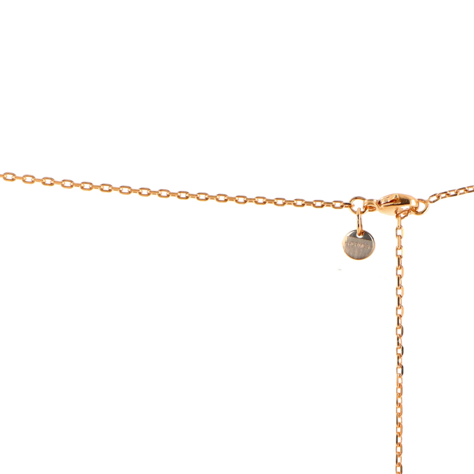 As de Coeur Pendant Necklace Metal and Leather Small