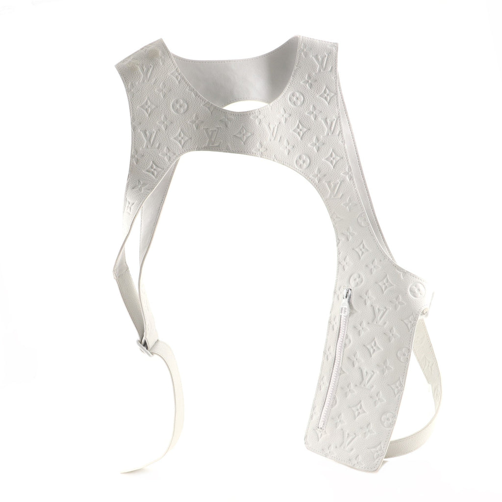 Men's Cut Away Vest Monogram Taurillon Leather