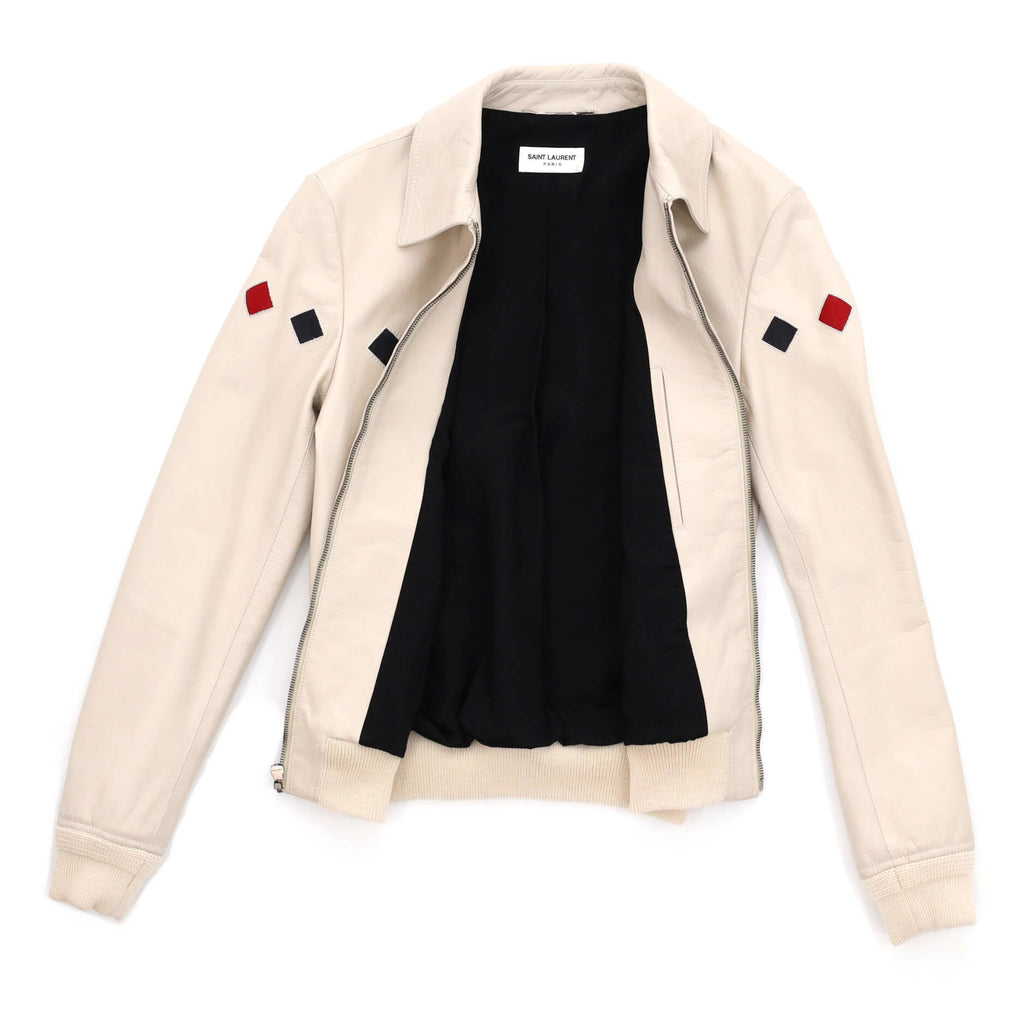 Women's Teddy Diamond Bomber Jacket Leather