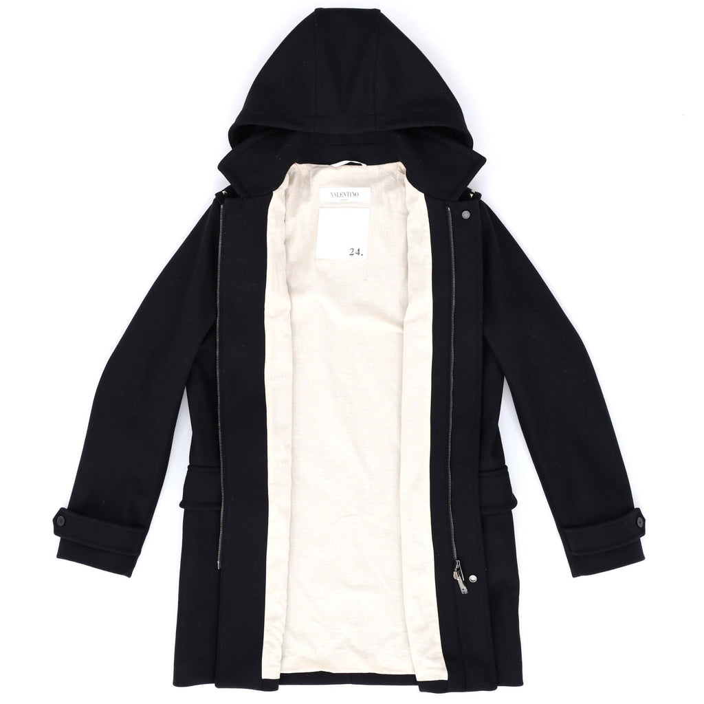 Women's Rockstud Duffle Coat Wool