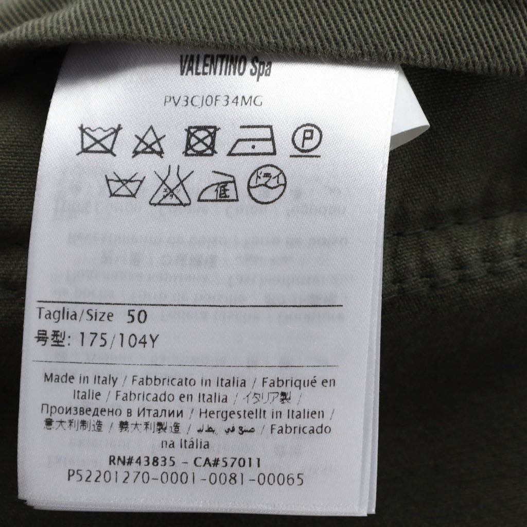 Men's Rockstud Untitled Army Field Jacket Cotton
