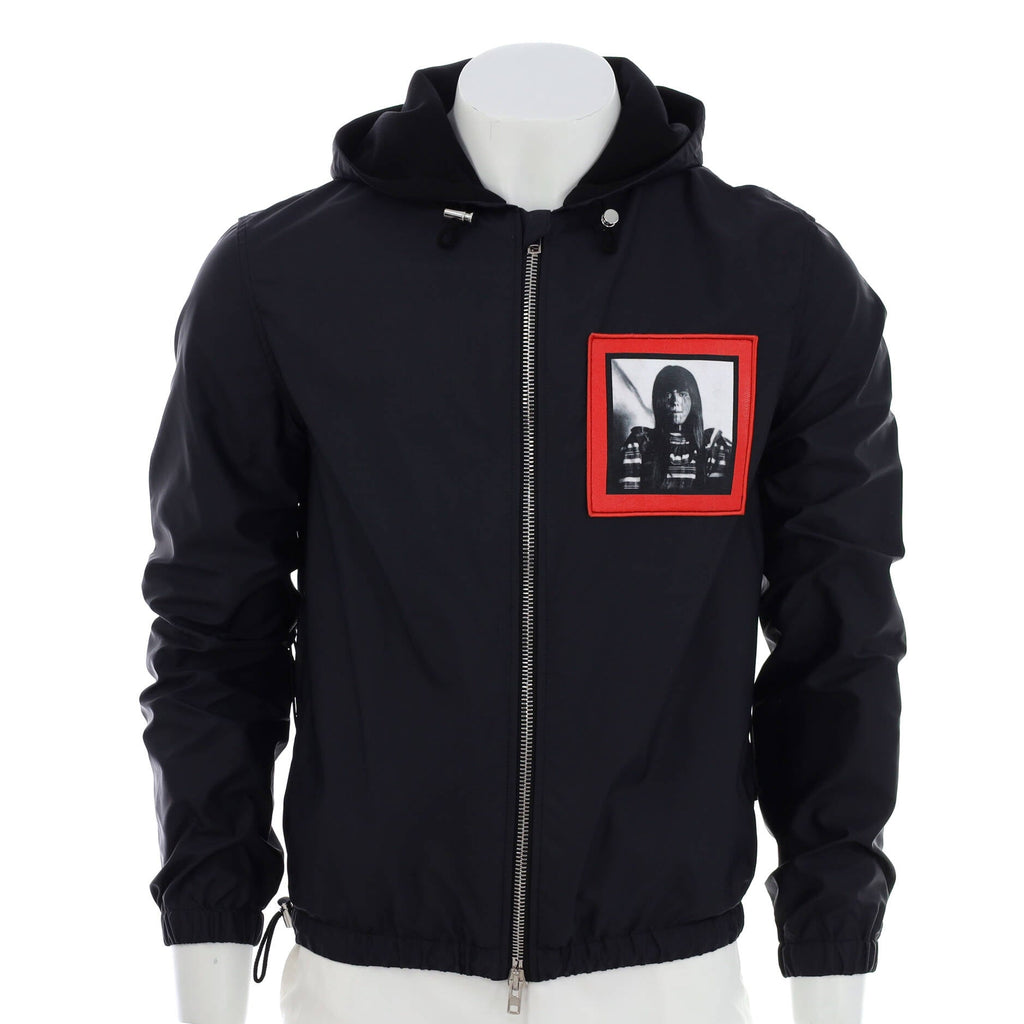 Men's Patch Windbreaker Jacket Nylon