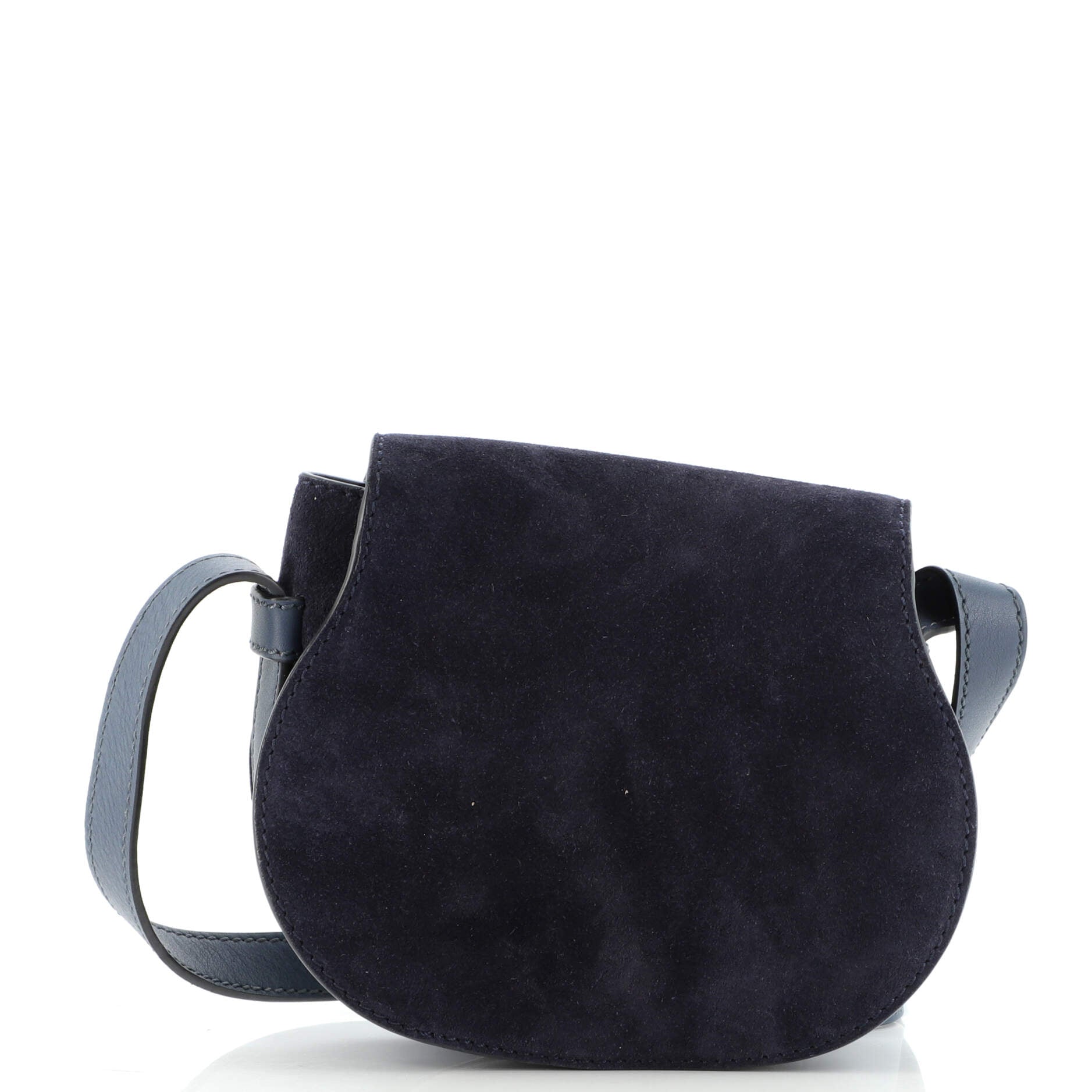 Marcie Crossbody Bag Whipstitch Suede Mini