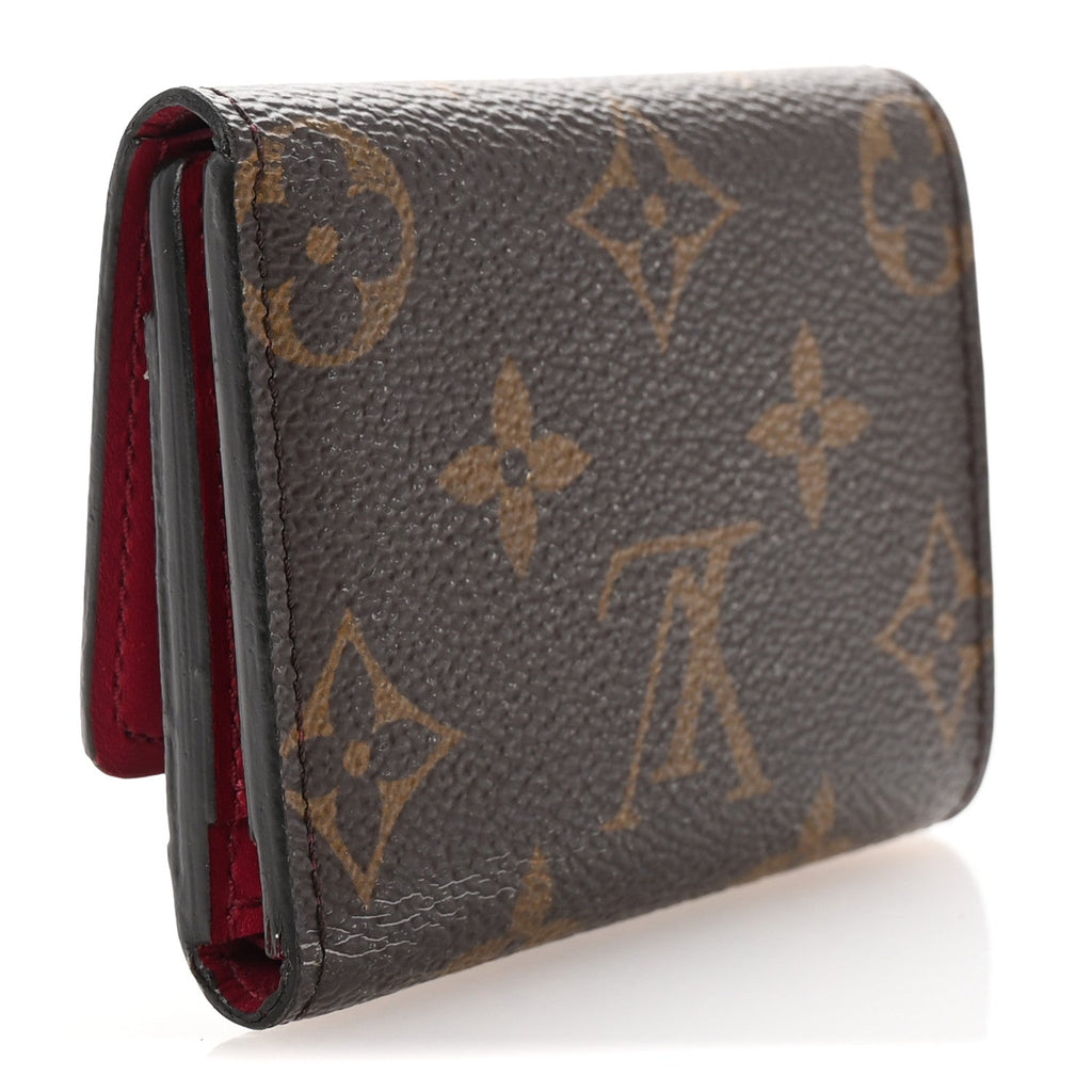 Monogram Micro Wallet Fuchsia
