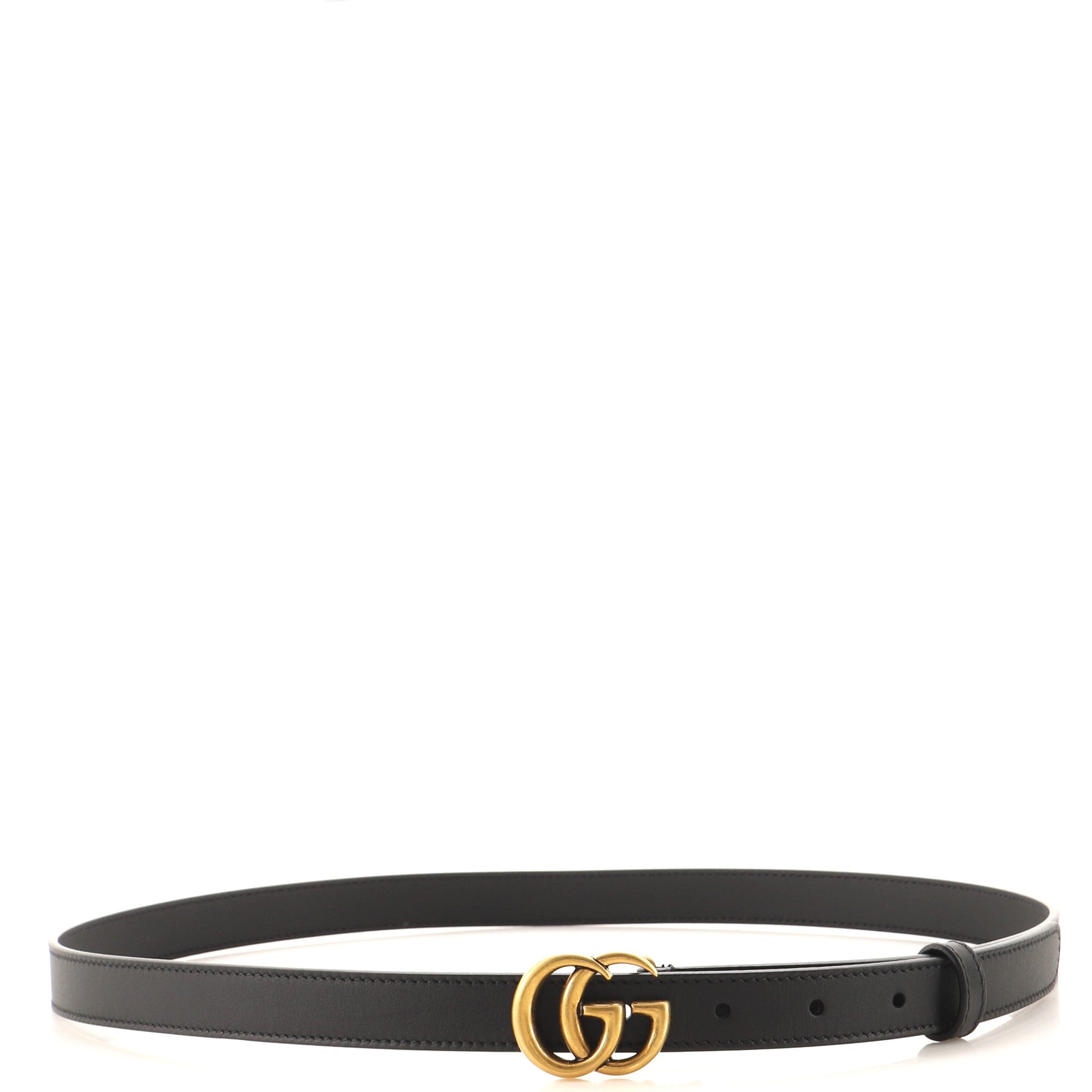 GG Marmont Belt Leather Thin 95