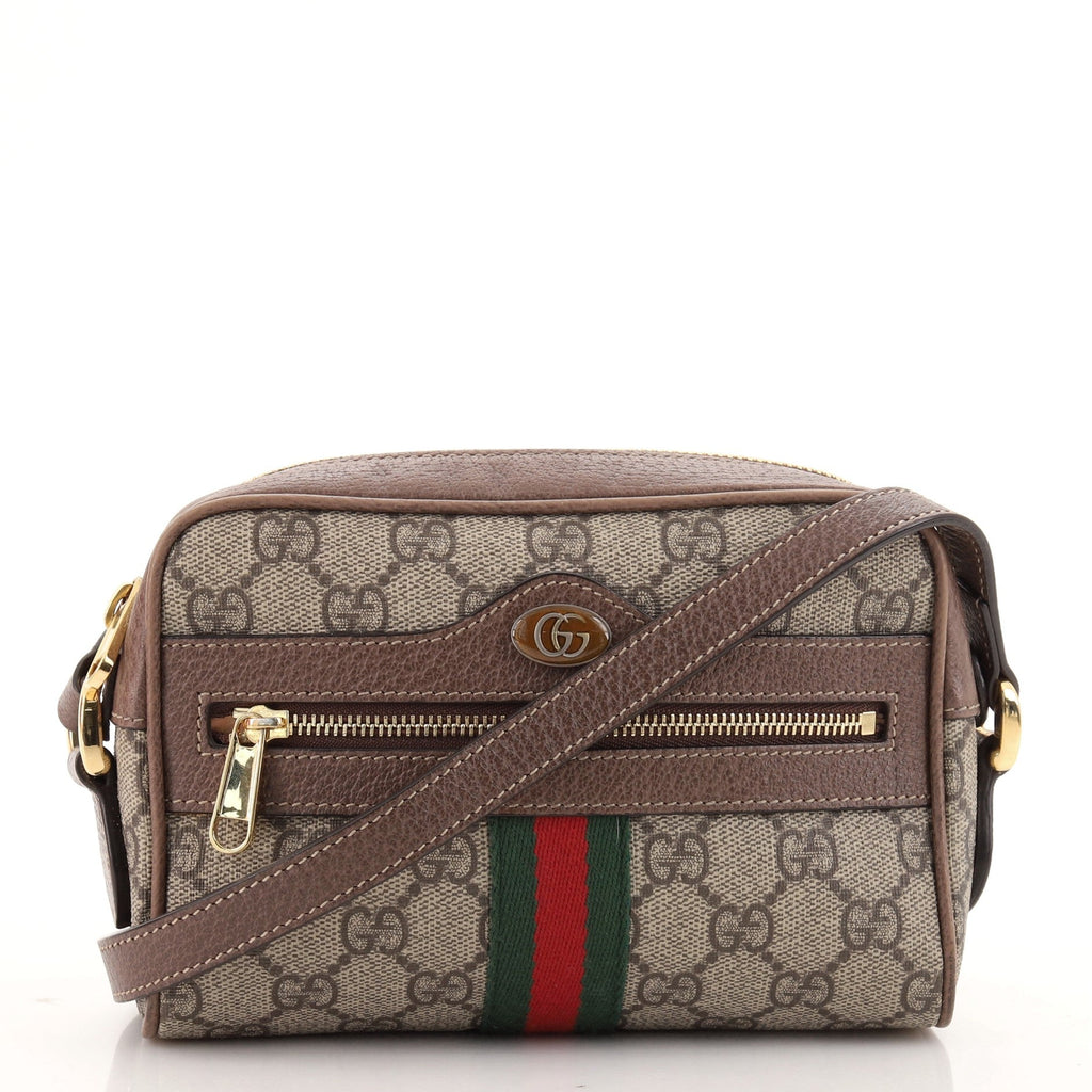 Ophidia Shoulder Bag GG Coated Canvas Mini